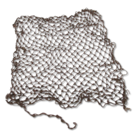 Helmet Net for the American WW2 M1 Helmet in Dark Brown Helmet Net for the American WW2 M1 Helmet in Dark Brown