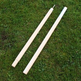 Upright 2 Piece 6ft Wood Pole for British Officers and Jeep Tent Upright 2 Piece 6ft Wood Pole for British Officers and Jeep Tent