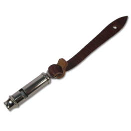 Trench Whistle leather pocket fob Trench Whistle leather pocket fob