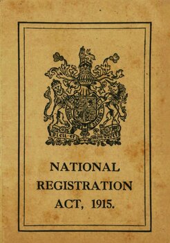 WW1 Great War ID Card