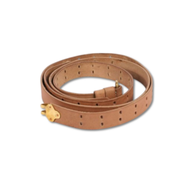 American WW2 M1 Garand sling. Leather sling with brass fittings American WW2 M1 Garand sling. Leather sling with brass fittings