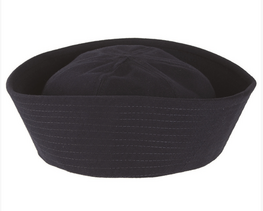 USN Dixie DARK BLUE NAVY SAILOR HAT.