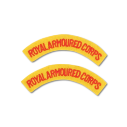 RAC Royal armoured Corp Shoulder Titles