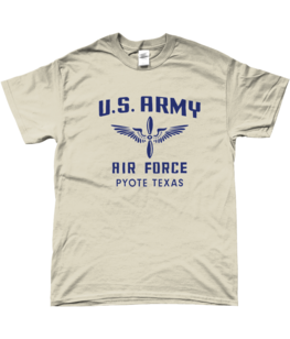 USAAF PT SHIRT PYOTE TEXAS FIELD