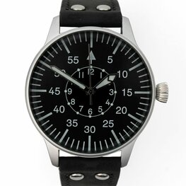 German Luftwaffe Aviator Service Watch - The Beobachtungsuhr - Black German Luftwaffe Aviator Service Watch - The Beobachtungsuhr - Black