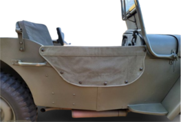 Willy Jeep Half Door Canvas Curtains Original