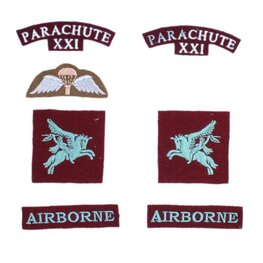 WW2 21st Company Pathfinders 1st Airborne BD Badge set
