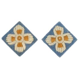 Airborne Pale Blue Cloth British Army Officer Cloth Rank Pips