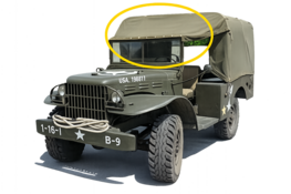 Dodge WC51/52 – Cover Top Cap Dodge WC Canvas