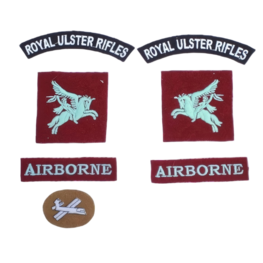 Royal Ulster Rifles 6th Airborne BD Badge Set