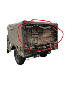 DODGE WC-51/52 Front / Rear Canvas Curtain Late WW2 Pattern