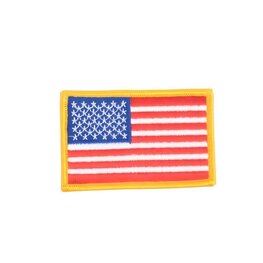 American US Flag Patch Colour Sew On 50 x 75mm