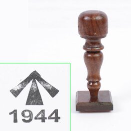 British Army WD 1944 wooden Rubber Ink Stamp