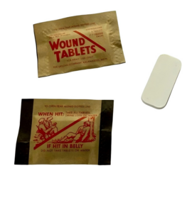 WW2 US Wound Tablets Reproduction