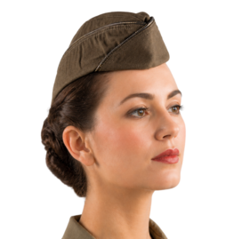 US OD CAP GARRISON WOOL WOMEN´S Officer