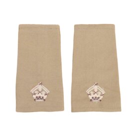 Major KD Khaki Drill Officers Rank Slides