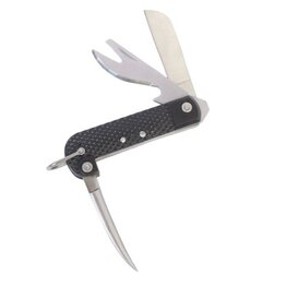 British Army Clasp Knife / Jack Knife with Black Checkered Grips