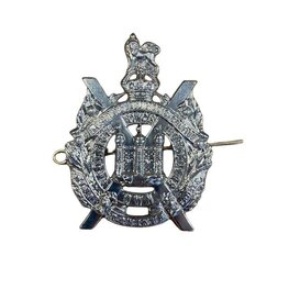 KOSB Cap Badge Queen’s Crown | King’s Own Scottish Borderers