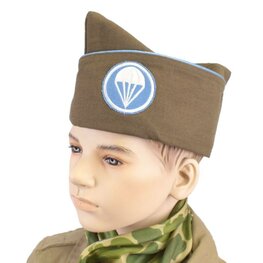 Childrens Parachute Infantry Garrison Cap With Badge Childrens Sized