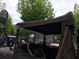 GMC CCKW 352 / 353 Cover canvas top of Cab top