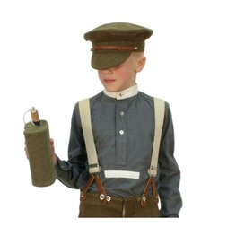 WW2 British Childrens Elastic White Braces